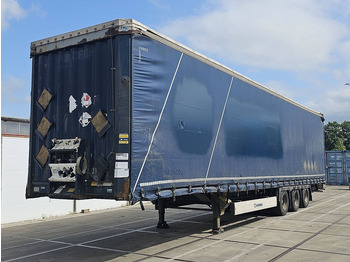 Semi-trailer dengan terpal samping KRONE