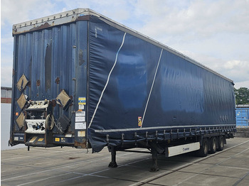 Semi-trailer dengan terpal samping KRONE