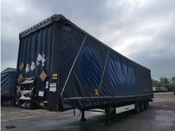 Semi-trailer dengan terpal samping KRONE
