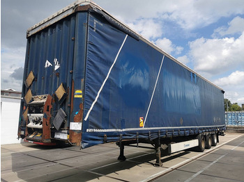 Semi-trailer dengan terpal samping KRONE