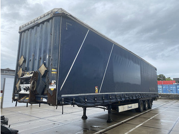 Semi-trailer dengan terpal samping KRONE