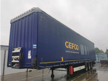 Semi-trailer dengan terpal samping KRONE SD