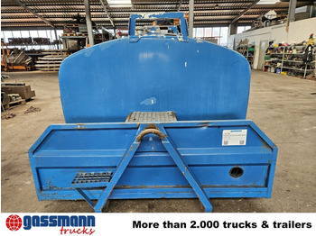 Wadah kontainer City-Abrolltank 5500l Heizöl/Diesel: gambar 2