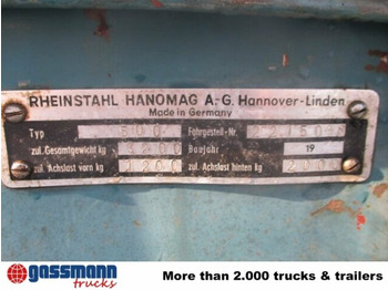 Traktor Hanomag Granit 500: gambar 4 Traktor Hanomag Granit 500: gambar 4