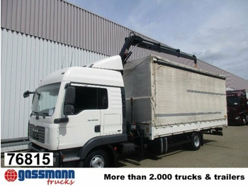 Truk dengan terpal samping MAN TGL 12.240