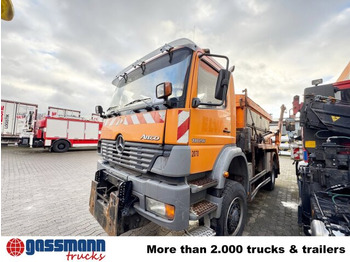 Truk skip loader Mercedes-Benz Atego 1828 4x4, Tele-Absetzer,: gambar 3