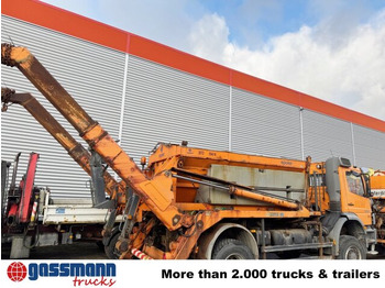 Truk skip loader Mercedes-Benz Atego 1828 4x4, Tele-Absetzer,: gambar 5