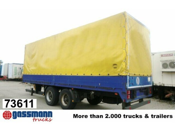 Trailer dengan terpal samping