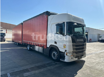 Truk dengan terpal samping SCANIA R 450