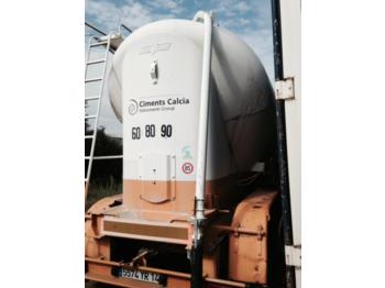 Semi trailer silo untuk pengangkutan bahan kimia Spitzer: gambar 4