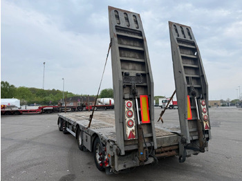 Trailer low bed MTDK 4 Achsen 30 t. Maschinen Hydr. rampen: gambar 4