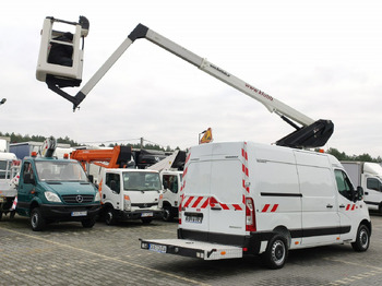 Platform udara yang dipasang di truk Renault Master: gambar 5