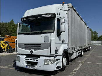 Truk dengan terpal samping Renault Premium 380 DXi Euro 5 Firana 19 Palet Dach Zsuwany 18ton DMC: gambar 3