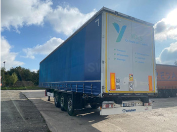 Semi-trailer dengan terpal samping KRONE