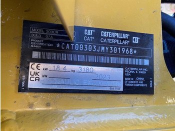 Ekskavator mini Cat 303 CR: gambar 5 Ekskavator mini Cat 303 CR: gambar 5