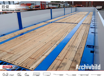 Semi-trailer flatbed ES-GE 3-Achs Sattelanhänger - Bordwände + CV: gambar 2 Semi-trailer flatbed ES-GE 3-Achs Sattelanhänger - Bordwände + CV: gambar 2