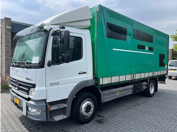 Truk dengan terpal samping MERCEDES-BENZ Atego 1218