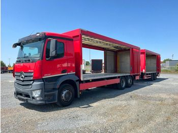 Truk dengan terpal samping MERCEDES-BENZ Antos 2540