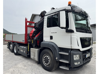 Truk flatbed MERCEDES-BENZ Hiab Palfinger Fassi F275-5 JIB-3: gambar 5