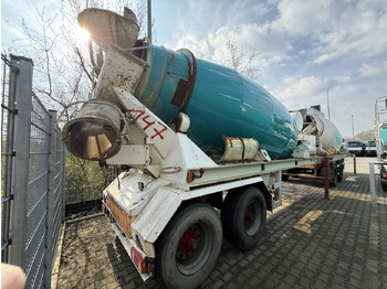 Truk pengaduk beton Betonmischer-Auflieger Stetter 10 m³ mit Motor: gambar 2