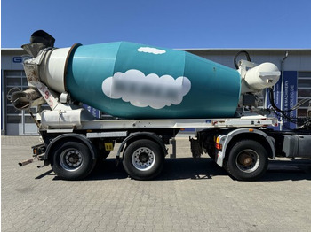 Semi-trailer mixer beton