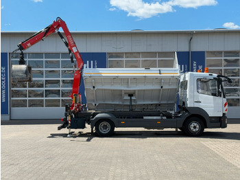 Van jungkit Mercedes-Benz ATEGO 818 4x2 Euro 6 Kipper Kran FASSI F65B.0.22: gambar 4