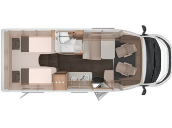 Mobil rumah semi-terintegrasi KNAUS
