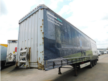 Semi-trailer dengan terpal samping KRONE SD
