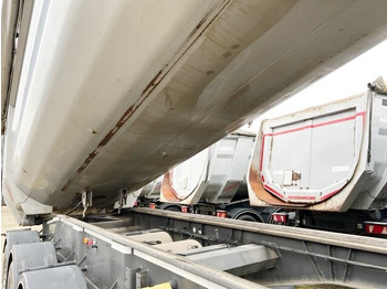 Semi-trailer jungkit Carnehl CHKS34/HS CHKS34/HS, Stahlmulde ca. 29m³, HARDOX, Liftachse, Schütte: gambar 3