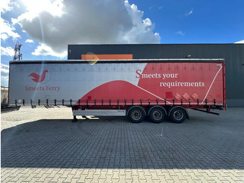 Semi-trailer dengan terpal samping Pacton alu zijborden + planken, hardhouten vloer, NL-trailer, APK: 08-2026: gambar 4