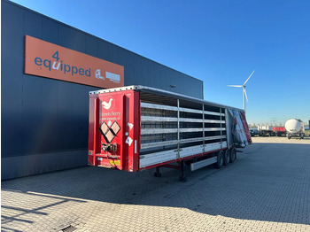 Semi-trailer dengan terpal samping PACTON