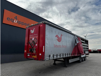 Semi-trailer dengan terpal samping PACTON