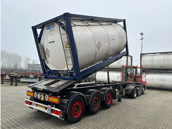 Semi-trailer pengangkut mobil Van Hool 20FT Tipping-chassis, ADR (EX/II, EX/III, FL, AT), SAF, 2 liftaxles: gambar 4