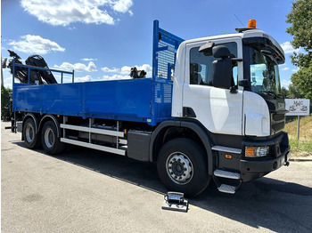 Truk flatbed SCANIA P 410