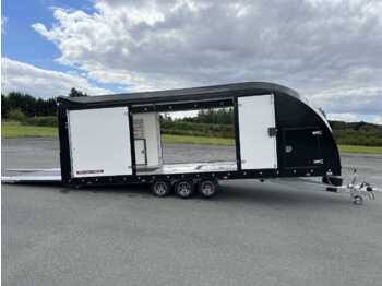 Trailer autotransporter baru BRIAN_JAMES Race Transporter 6 3-Achser geschlossen: gambar 2