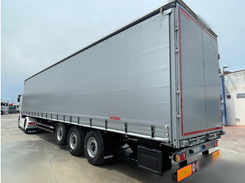 Semi-trailer dengan terpal samping KÖGEL
