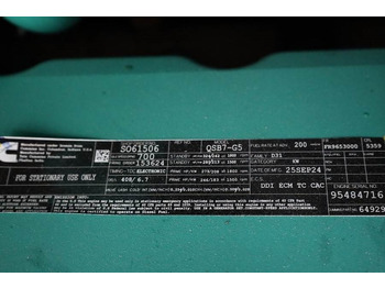 Genset Cummins C220D5EQ Declaration of Conformity, Diesel, 220kVA: gambar 5