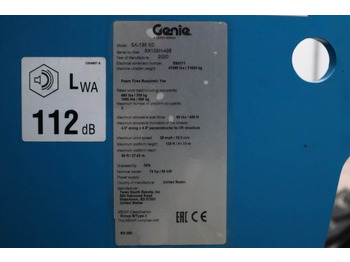 Boom teleskopik Genie SX135 XC Valid inspection, *Guarantee! 43m Working: gambar 4