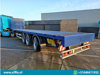 Semi-trailer flatbed Doll 3-ass. Vlakke uitschuifbare oplegger / Naloop gestuurd / 14091: gambar 4