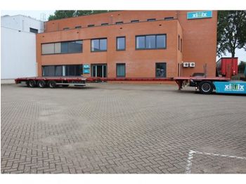 Semi-trailer flatbed ES-GE 3-ass. Vlakke uitschuifbare MEGA oplegger // Naloop gestuurd: gambar 1