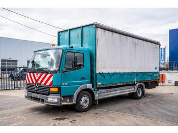 Truk dengan terpal samping MERCEDES-BENZ Atego