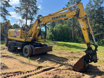 Ekskavator roda Komatsu PW 160-7: gambar 2 Ekskavator roda Komatsu PW 160-7: gambar 2