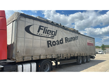 Semi-trailer dengan terpal samping FLIEGL