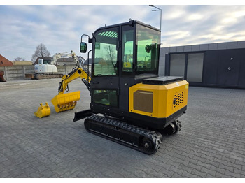 Ekskavator mini Kubota RIPPA R340, WAGA 3T, SILNIK KUBOTA V1505, 18.2 kW: gambar 3
