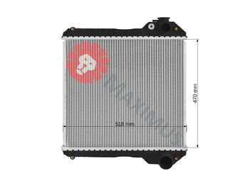 Radiator untuk Backhoe loader baru CASE NEW HOLLAND CASE 570MXT , 580M , 580SM , 590SM , 585G , 586G , 588G , P70 , P85 , PX70 , PX85 , RP65 , RP85 , RPX65 , RPX85 , P110 , PX110 , RP110 , 4391 , 4391T , 4391TA NEW HOLLAND LV80 , U80 , S70 , S85 , SE70: gambar 3