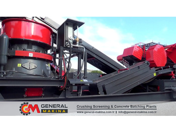 Penghancur kerucut baru General Makina 944 Hard River Stone Crusher Plant: gambar 2