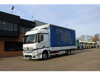 Truk dengan terpal samping MERCEDES-BENZ Actros 1842
