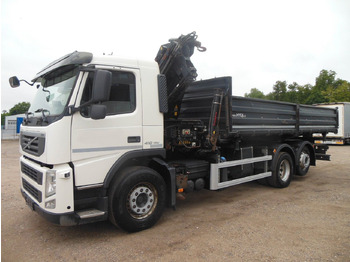 Leasing  Volvo FM 410, 6X2, DREISEITEN KIPPER, HIAB XS 211 Volvo FM 410, 6X2, DREISEITEN KIPPER, HIAB XS 211: gambar 1