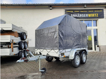 Trailer dengan terpal samping