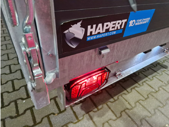 Trailer jungkit COBALT+ 335x180x40cm black +40cm hohe Aluwände Elektro Rampen Stützen Parabelfederung 3500kg: gambar 5